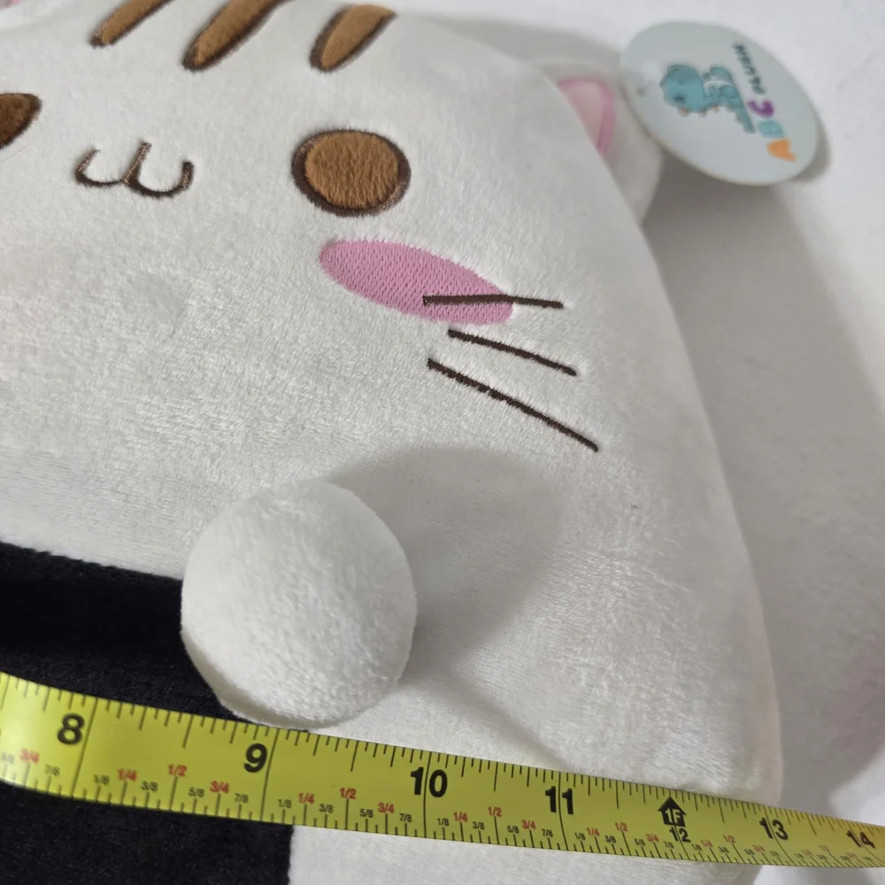 NWT ABC Plush Onigiri Rice Ball Cat Plush Stuffed Animal 